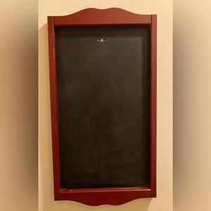 Red Chalkboard